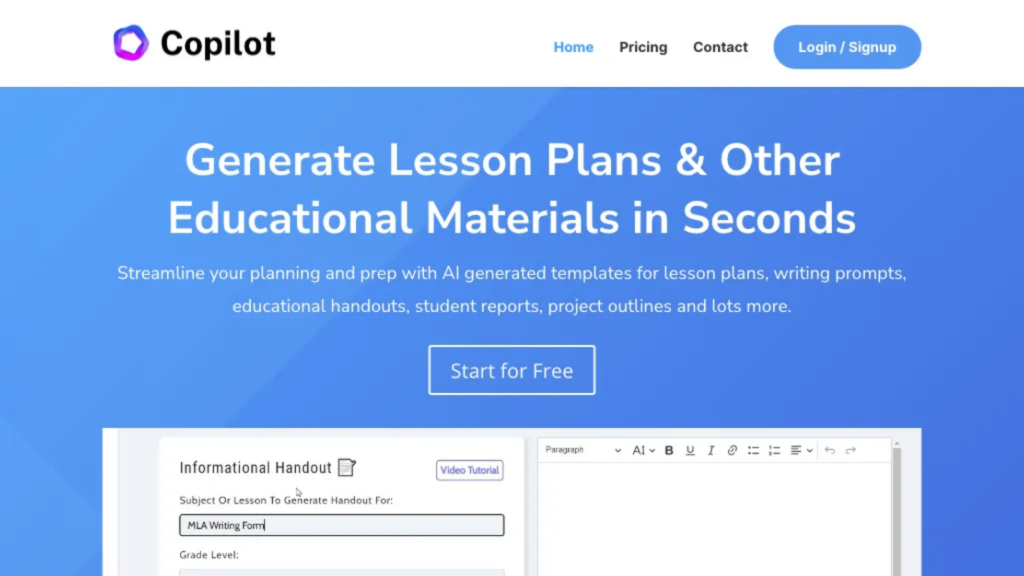 AI tools for teachers , Copilot