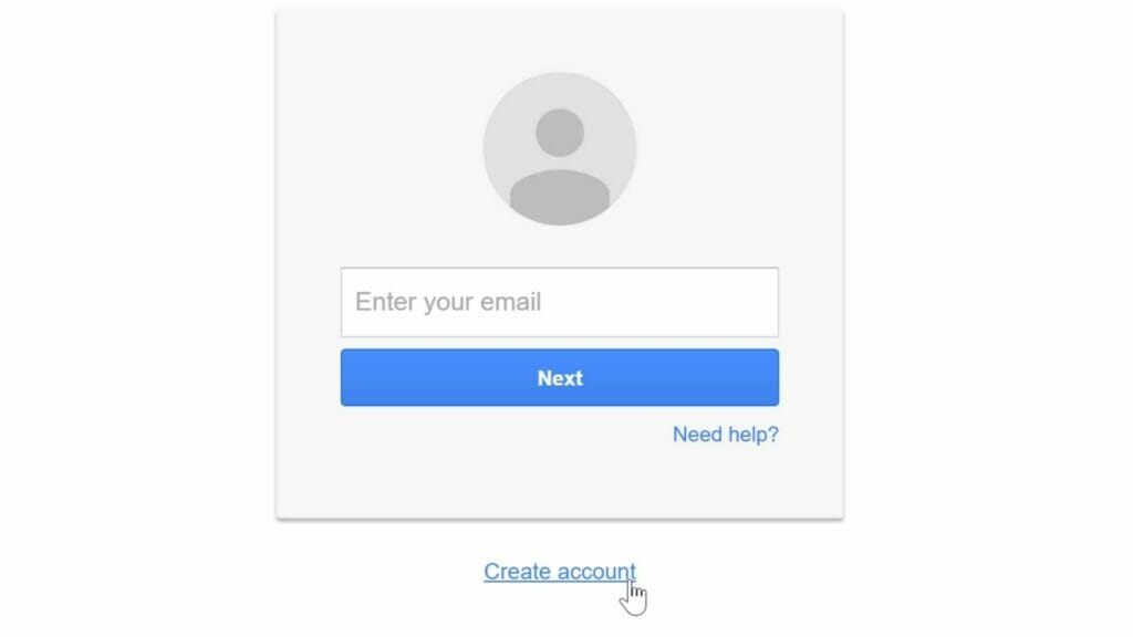 How to create a new google account