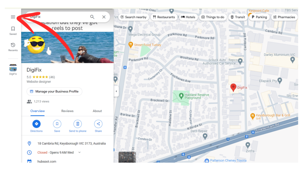 How to add a business to Google Maps step 01