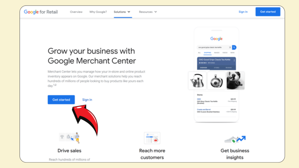 How to add products to Google shopping