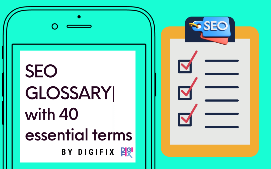SEO glossary with essential seo terms