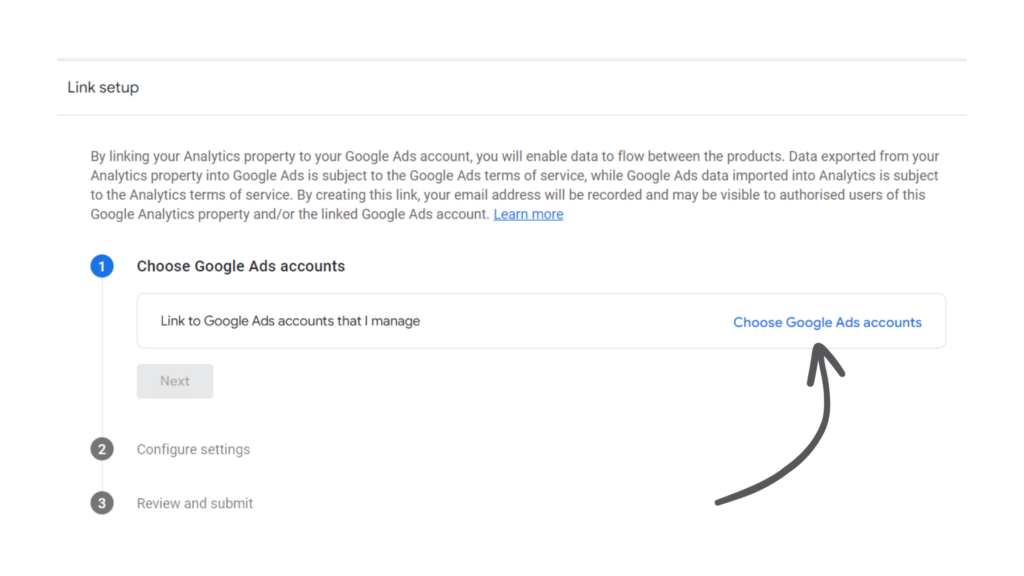 how to connect Google ads with Google analytics