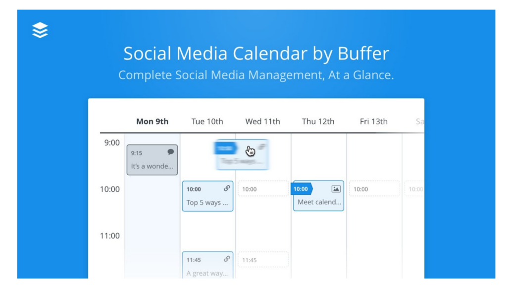 Social media calendars & tools Buffer Social media calendars & tools Buffer