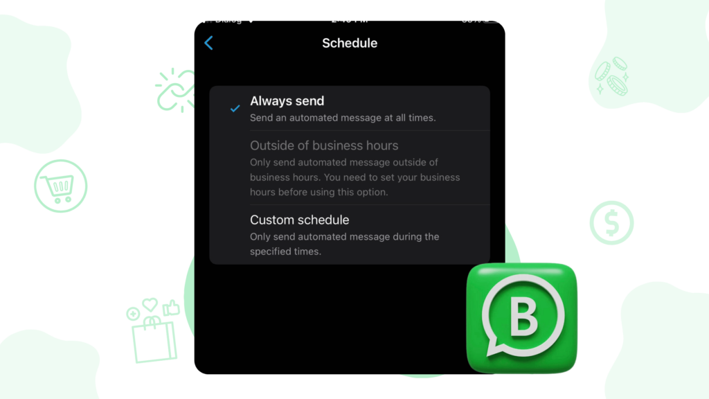 Away messages on WhatsApp Away messages on WhatsApp