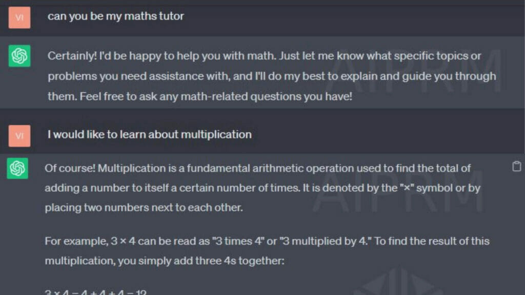 Chat GPT as a virtual tutor Chat GPT as a virtual tutor
