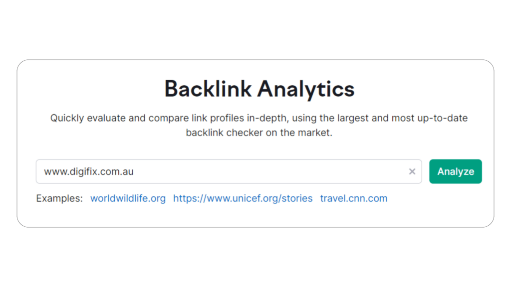 Competitor Backlink analysis Competitor Backlink analysis
