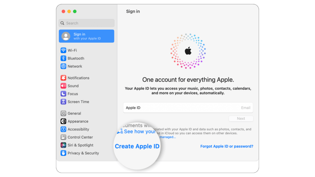 Create a new Apple ID Create a new Apple ID