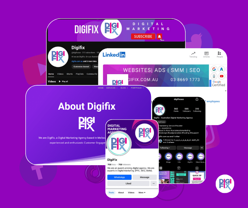 DigiFix Online presence DigiFix Online presence