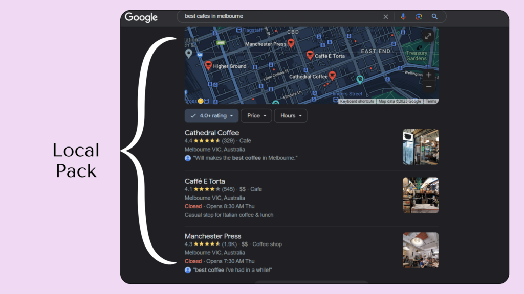 Google Local Pack Google Local Pack