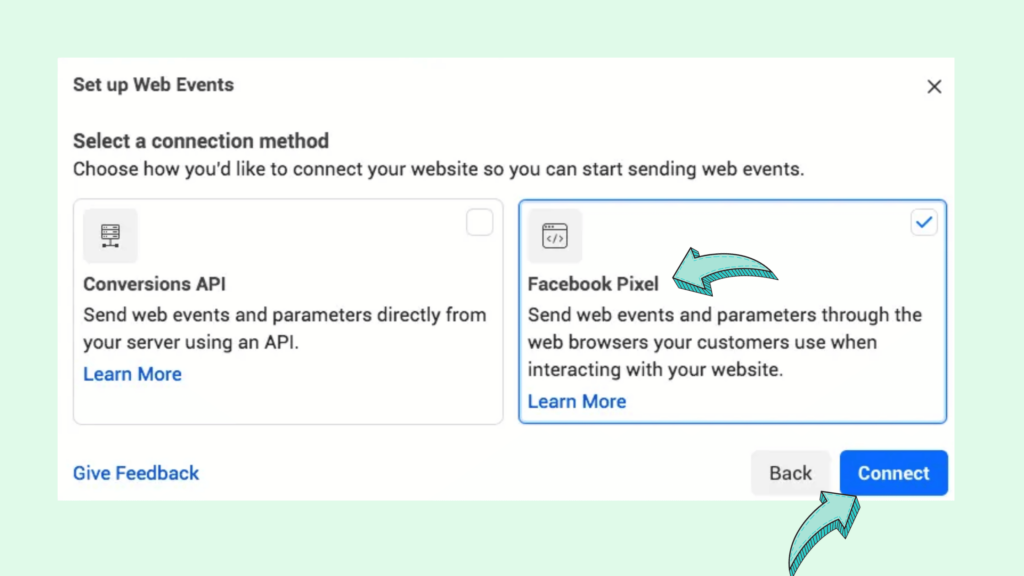 How to create a Facebook pixel, select facebook pixel How to create a Facebook pixel, select facebook pixel