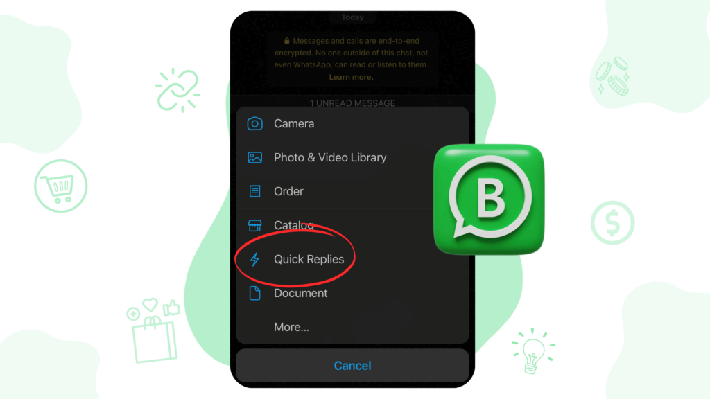 How to send Quick replies on WhatsApp Business How to send Quick replies on WhatsApp Business