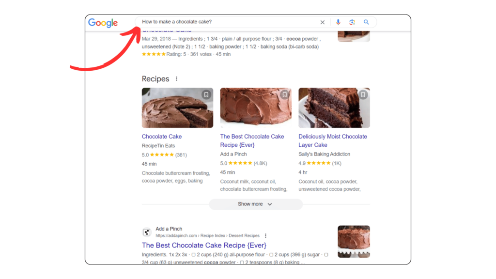 Informational search queries Informational search queries