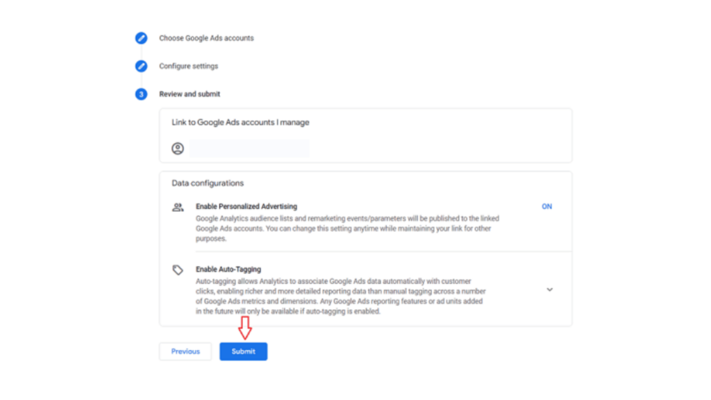 Link Google ads & analytics Link Google ads & analytics
