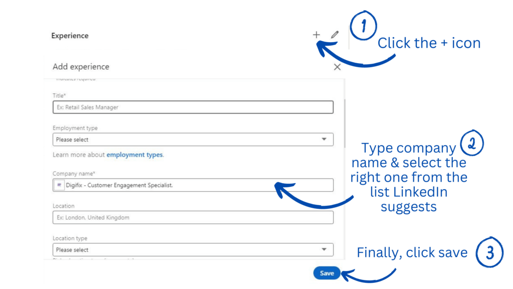 add working experience to LinkedIn profile add working experience to LinkedIn profile
