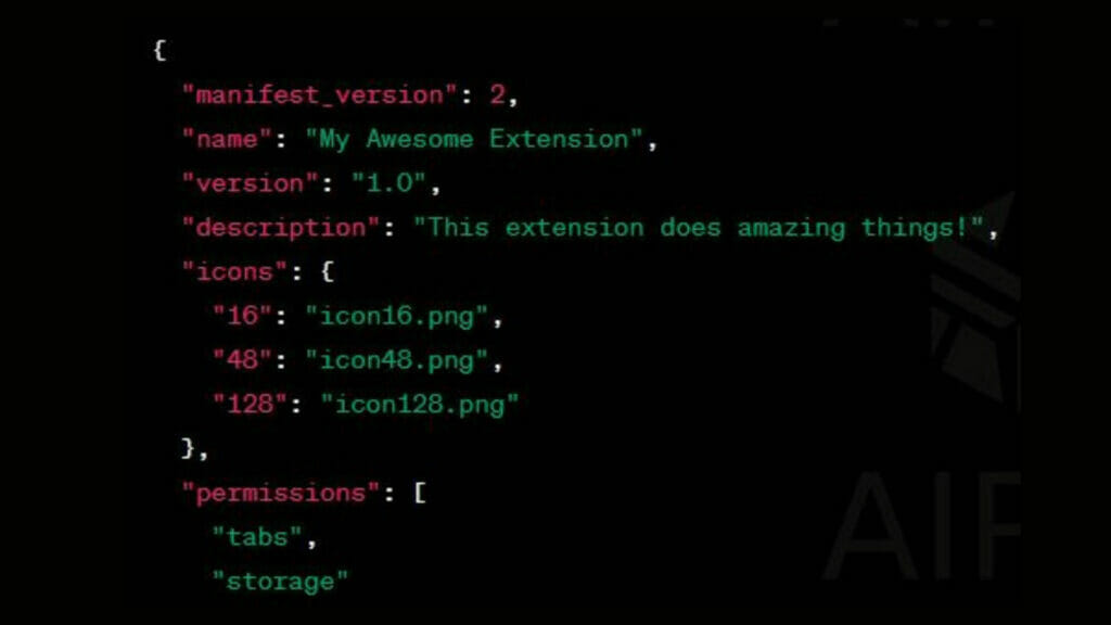 how to make a Chrome extension how to create a manifest file