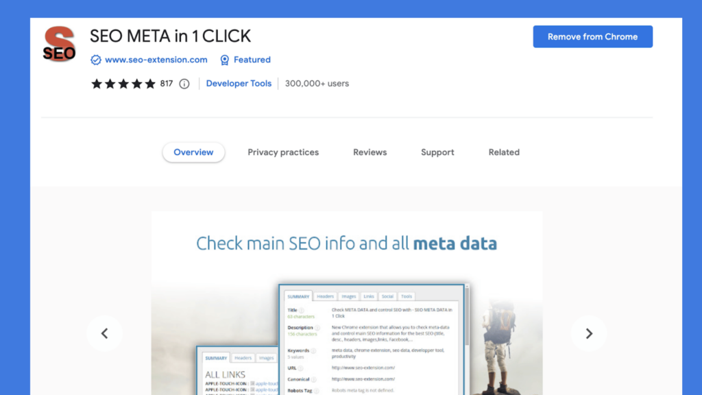 SEO Meta in 1 Click. SEO Meta in 1 Click.