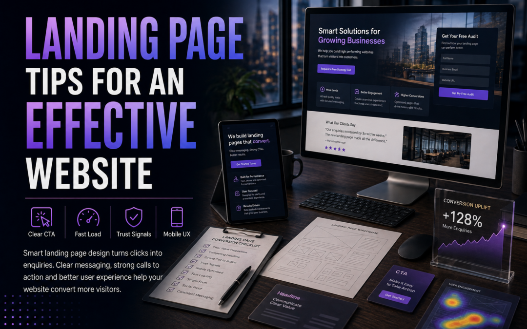 8 Landing Page Tips for an Effective Website