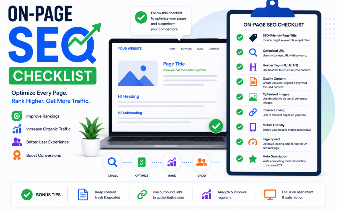 On-page SEO checklist: 6 elements