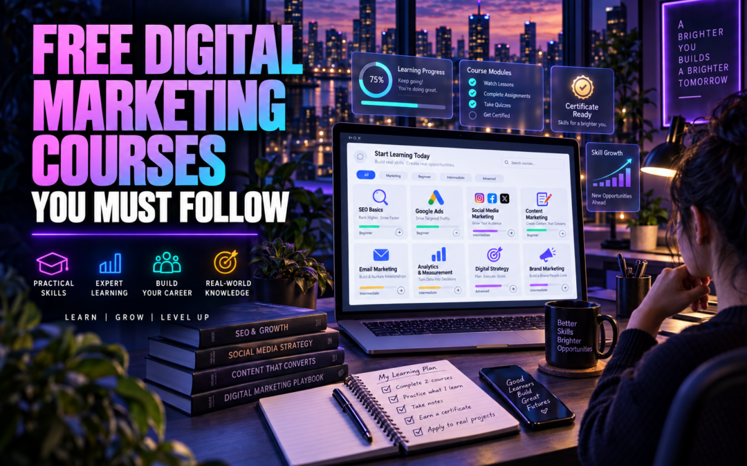 Free Digital Marketing Courses You Must Follow