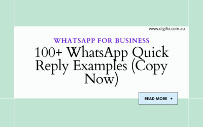 WhatsApp Quick Reply Examples for Businesses
