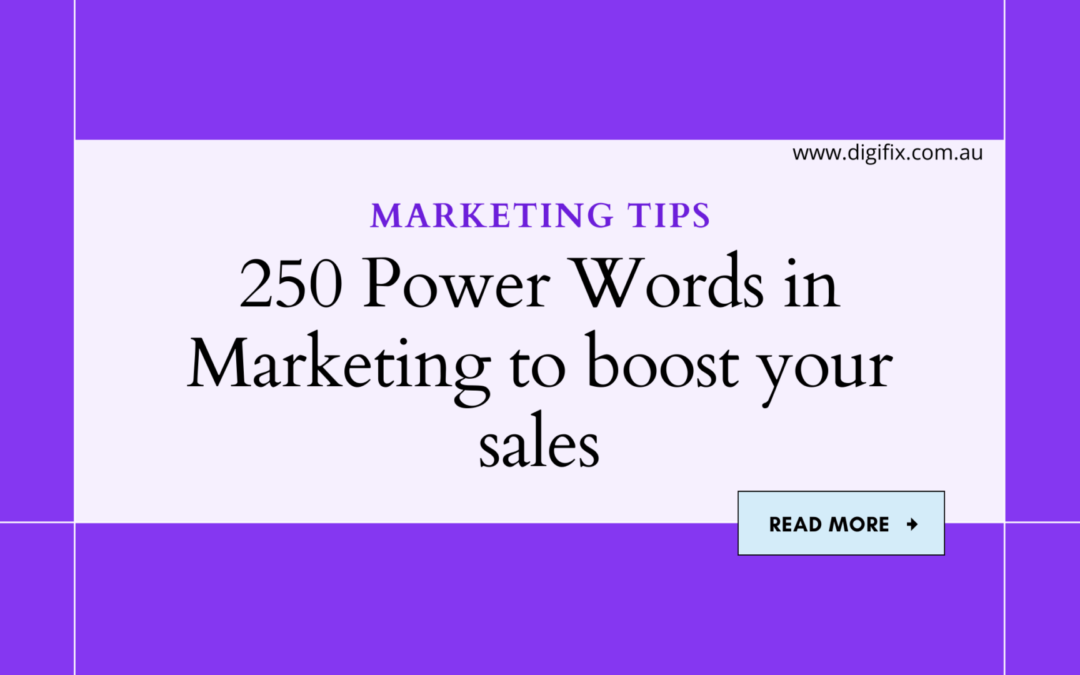 200+ Power Words In Marketing