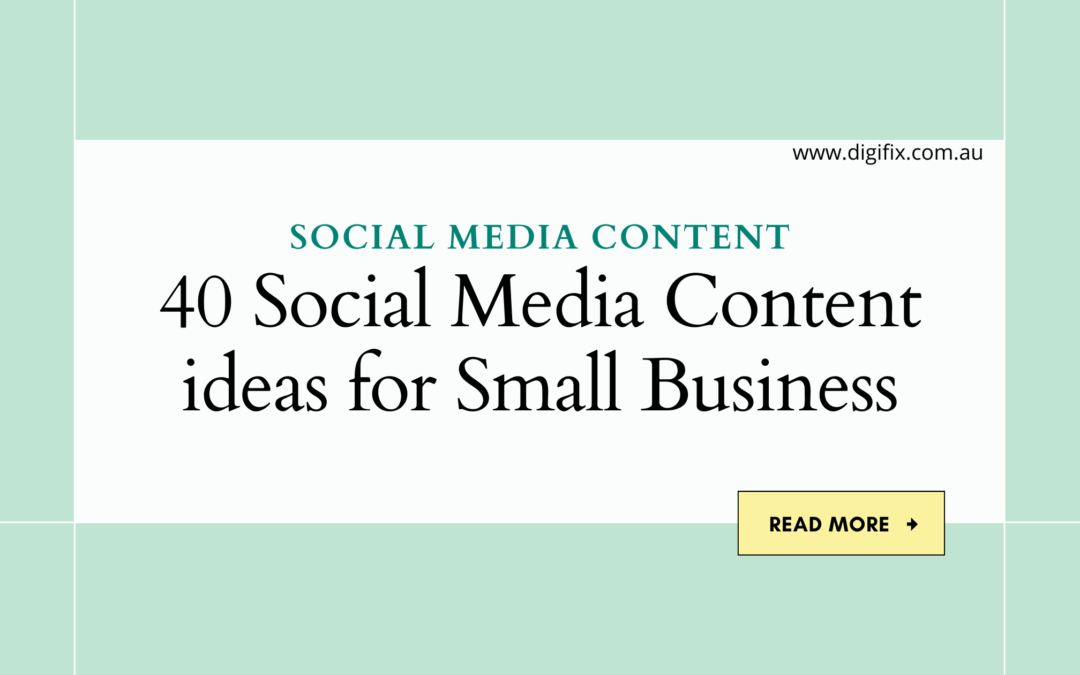 Social Media Blog 6 Social Media Content Ideas For Small Business