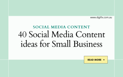Social Media Content Ideas for Small Business