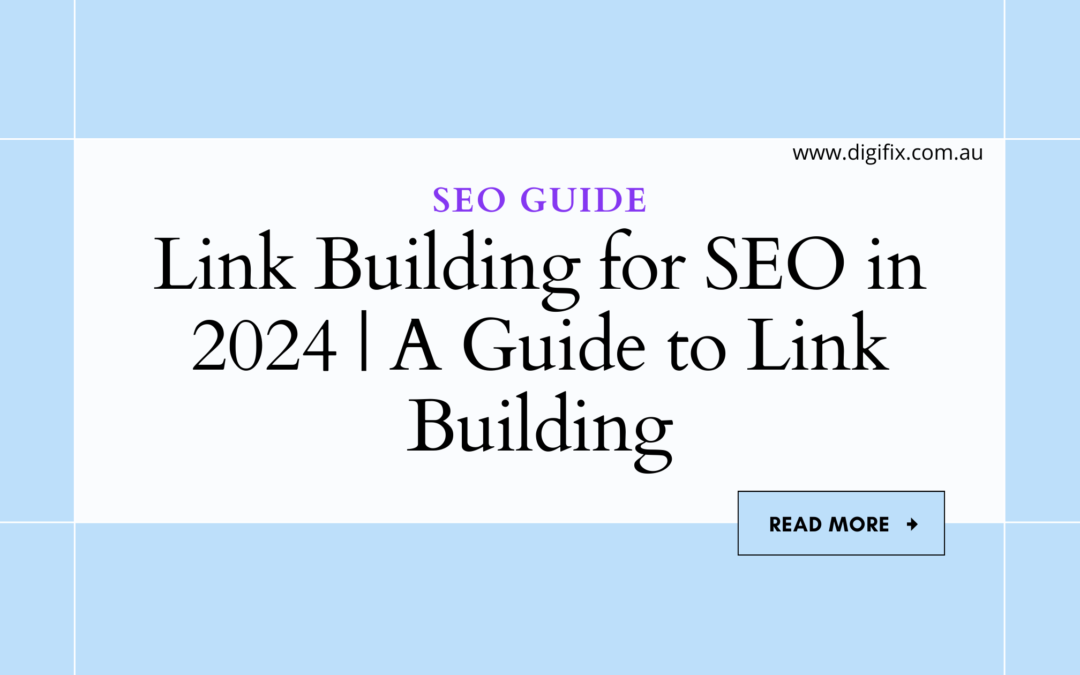 Link Building For Seo In 2024