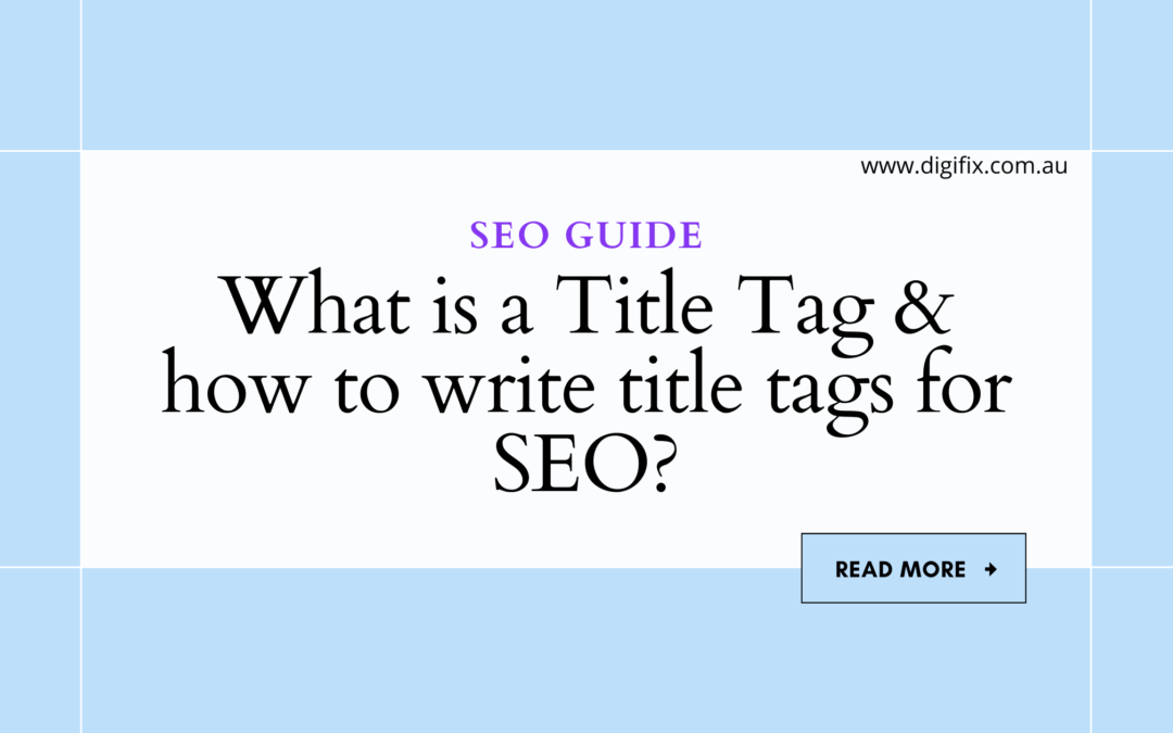 What Is A Title Tag In Seo?