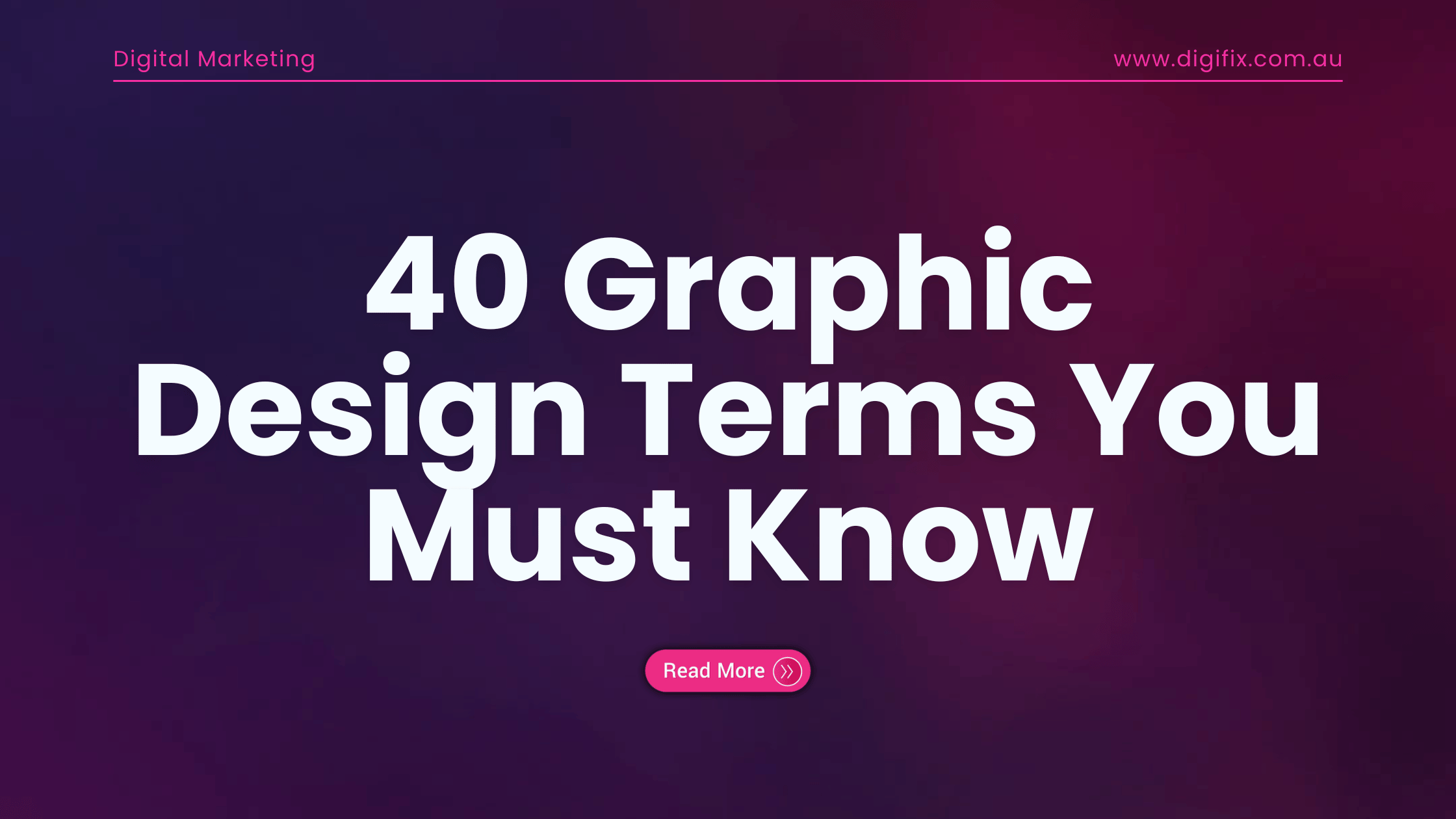 Graphic Design Terms You Must Know
