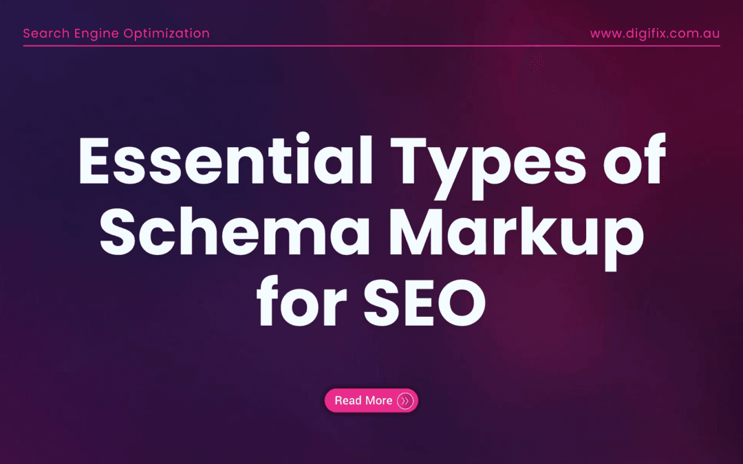 Essential Types Of Schema Markup