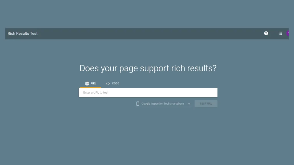 Google Rich Results Test