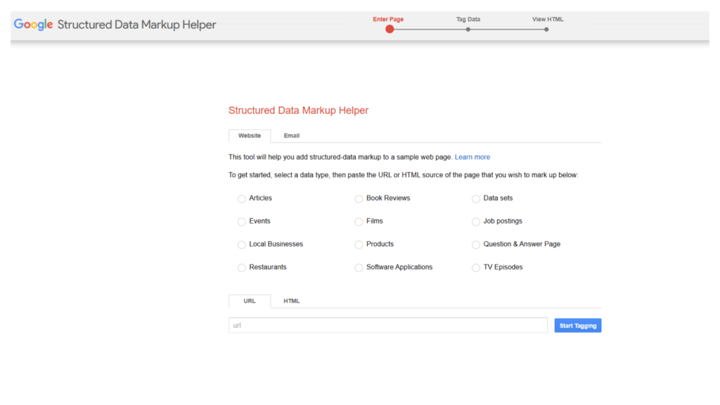 Google Structured Data Markup Helper Google Structured Data Markup Helper