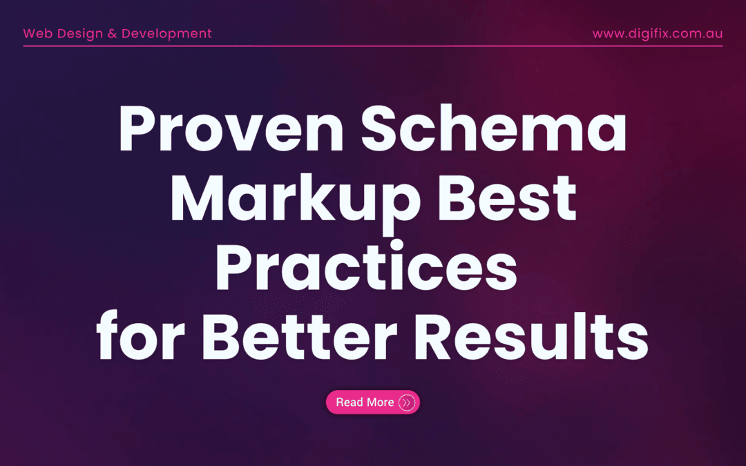Proven Schema Markup Best Practices 
