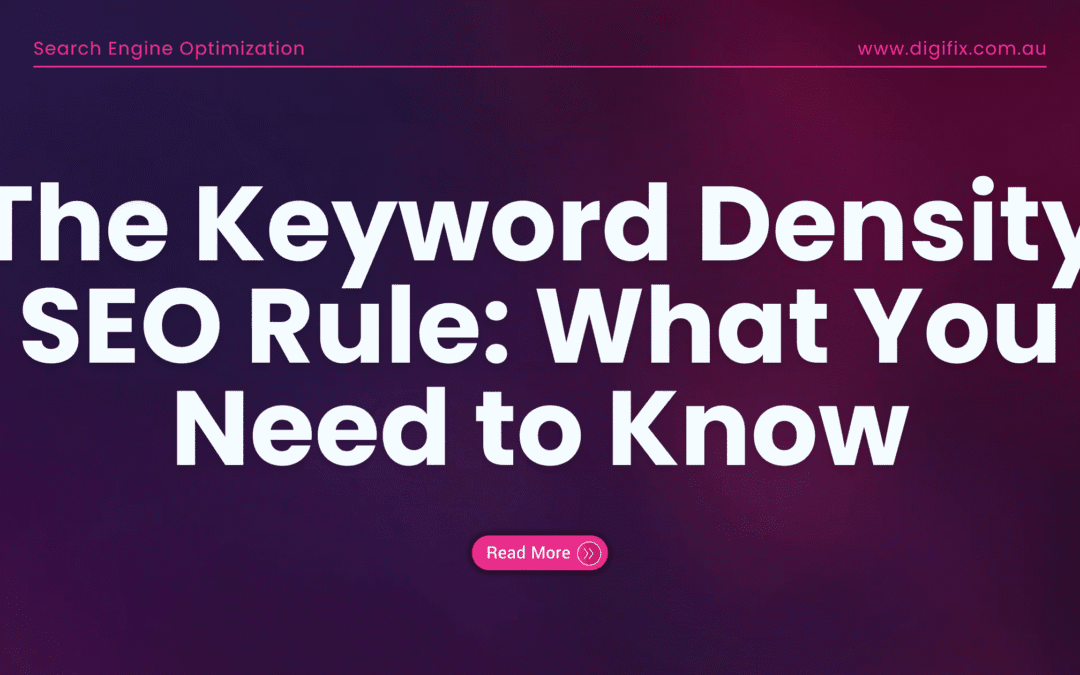The Keyword Density Seo Rule: What You Need To Know
