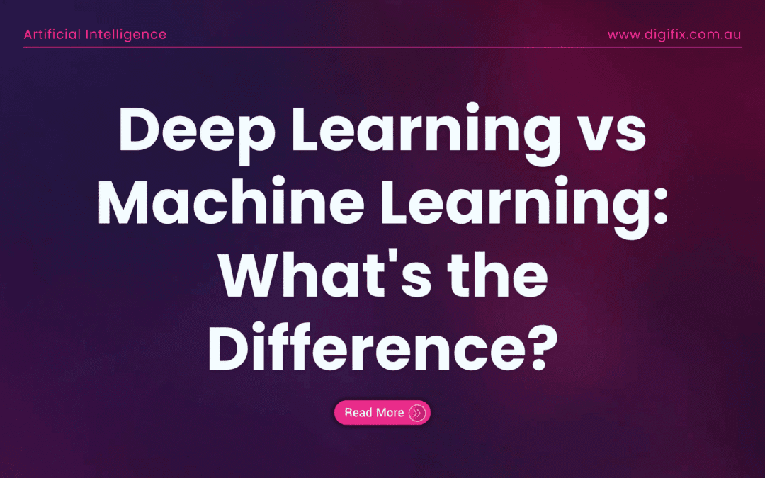 Deep Learning Vs Machine Learning