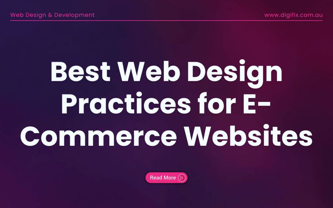 Web Development Blog 5 Best Web Design Practices For E-Commerce Websites