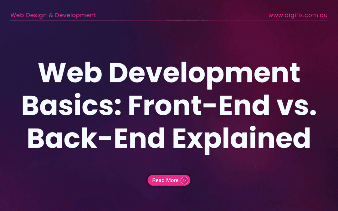 Web Development Basics: Front-End Vs. Back-End Explained