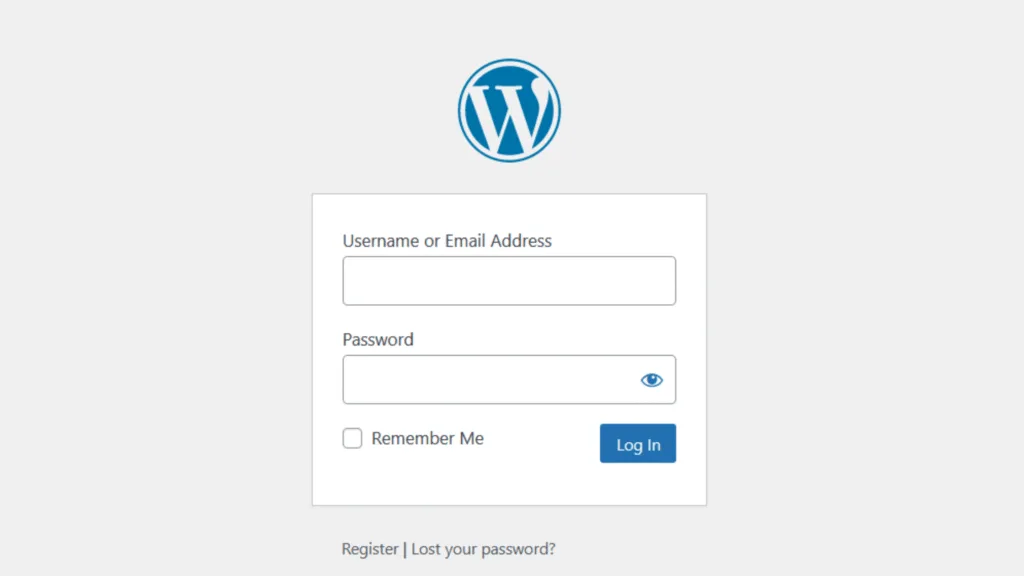 WordPress Tutorial Log into WordPress WordPress Tutorial Log into WordPress