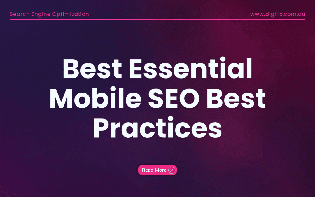 Essential Mobile Seo Best Practices