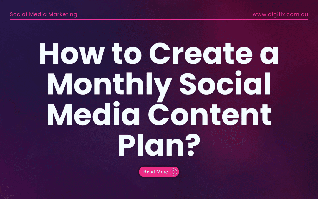 Social Media Blog 4 How To Create A Monthly Social Media Content Plan