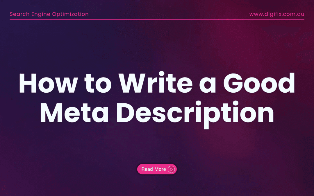 How To Write A Good Meta Description
