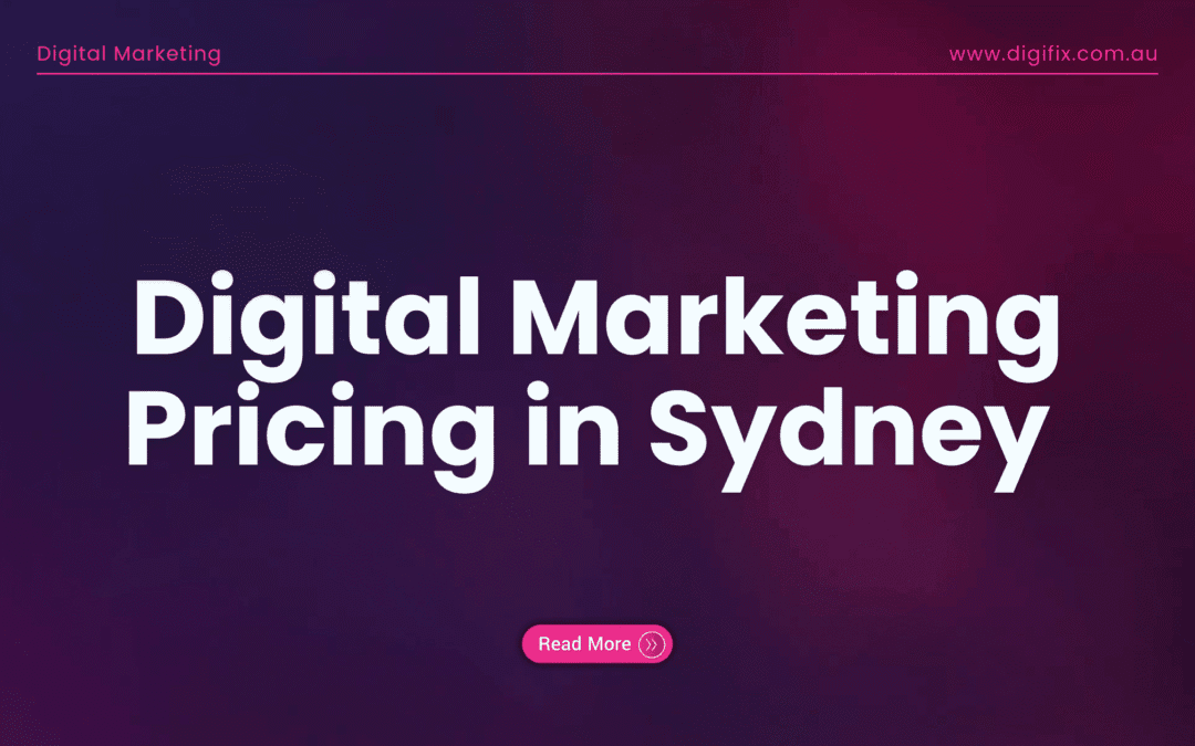 Digital Marketing Pricing in Sydney