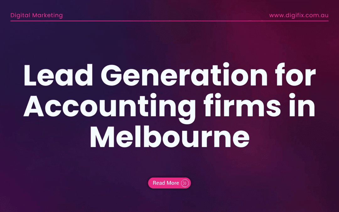Lead Generation for Accounting firms in Melbourne