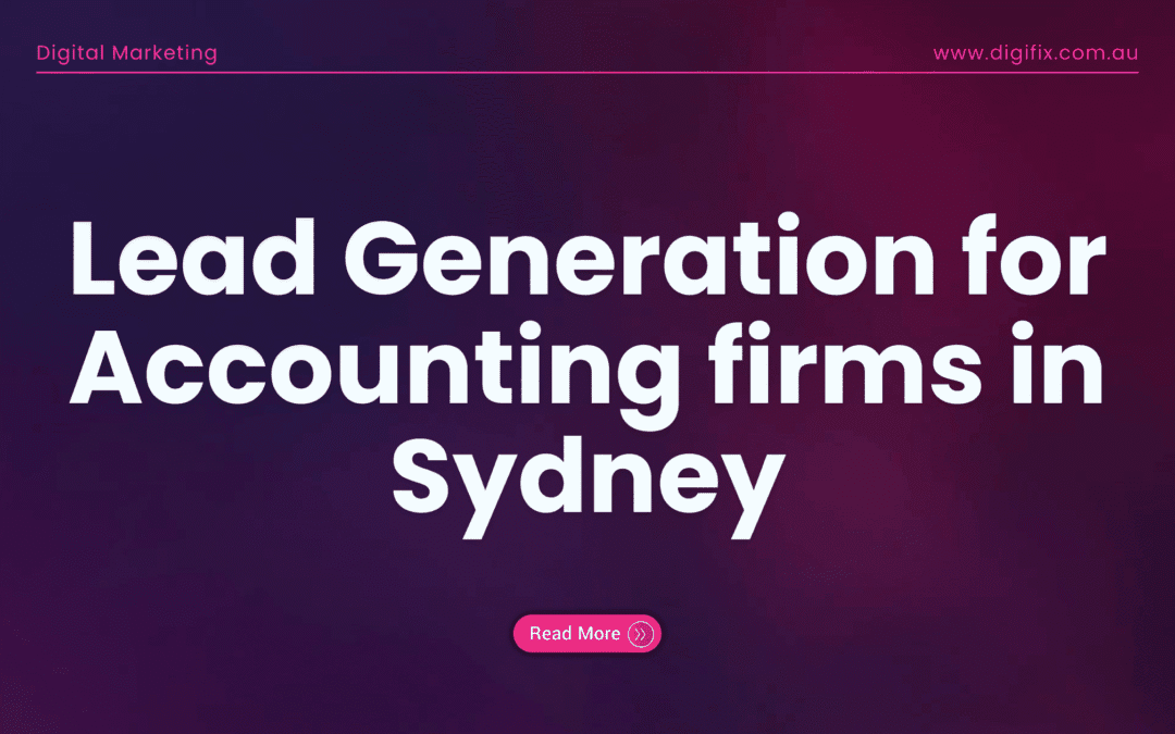 Lead Generation for Accounting firms in Sydney