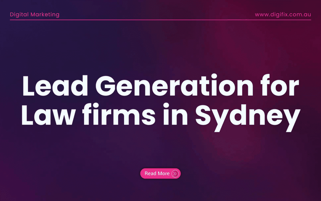 Lead Generation for Law firms in Sydney