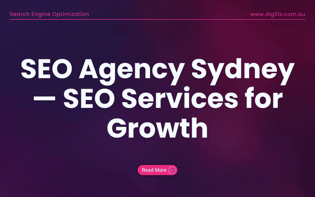 Seo Agency Sydney — Seo Services For Growth