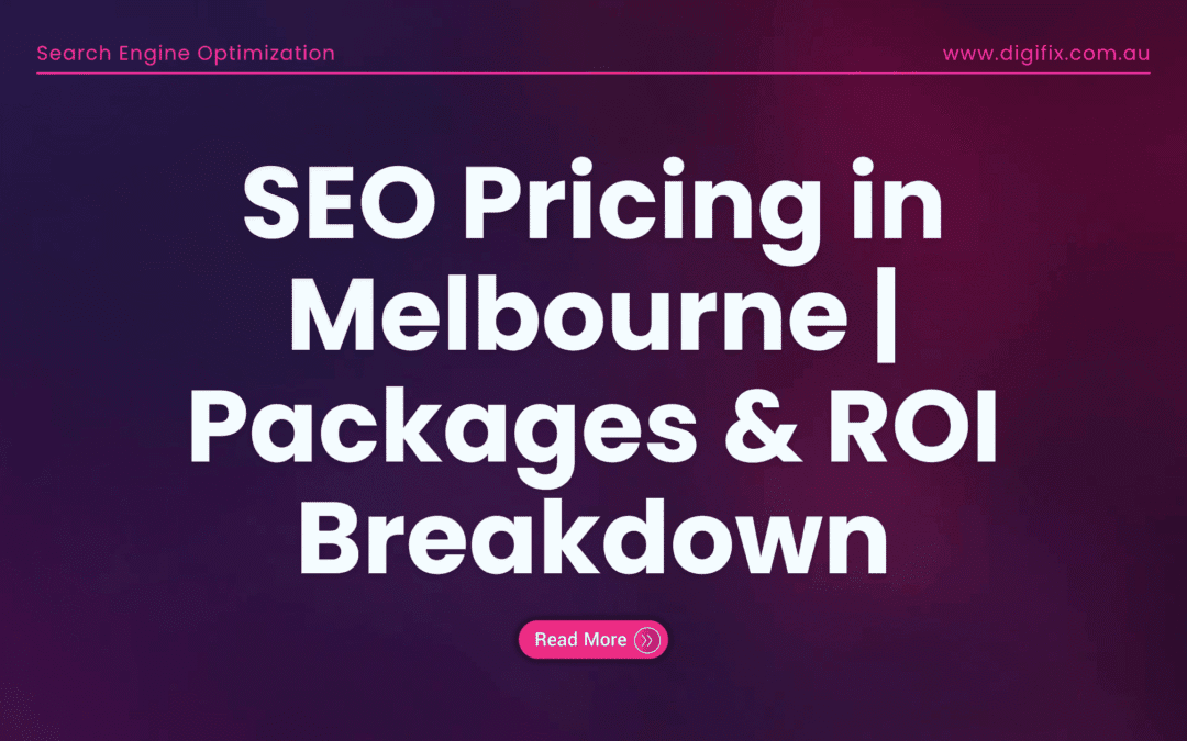 Seo Pricing In Melbourne