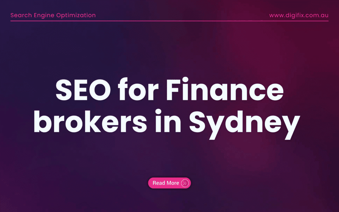 Seo For Finance Brokers In Sydney