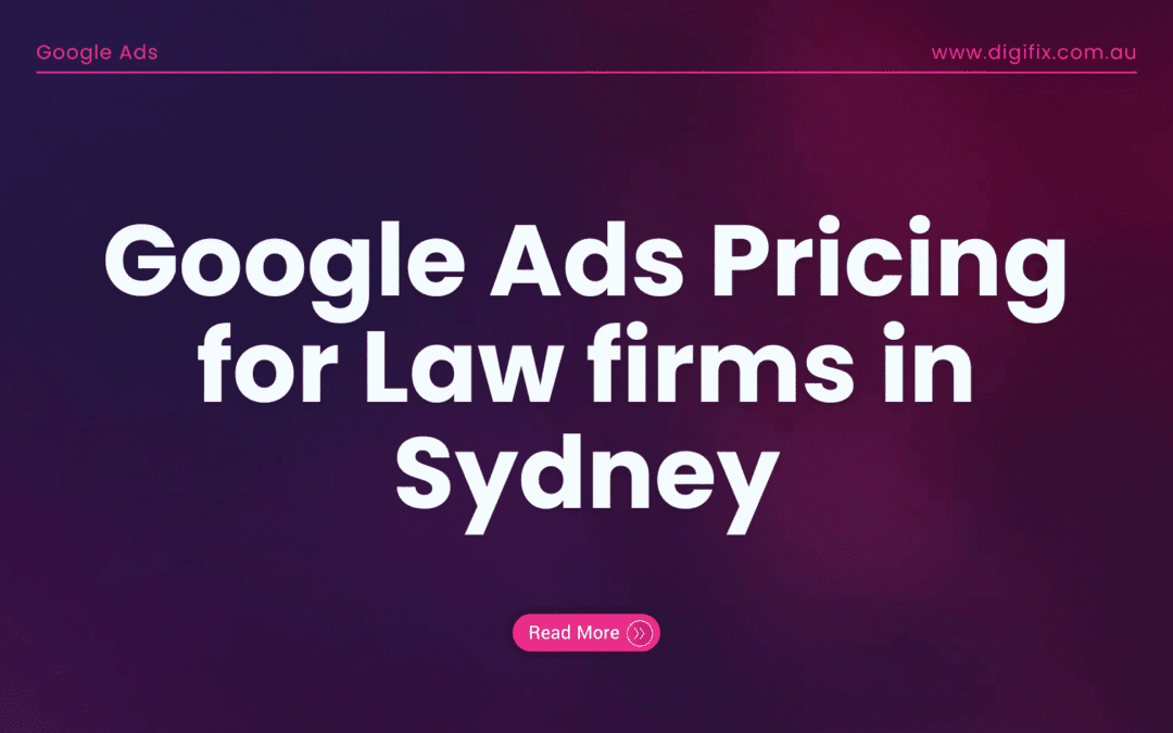 Google Ads Pricing For Law Firms In Sydney
